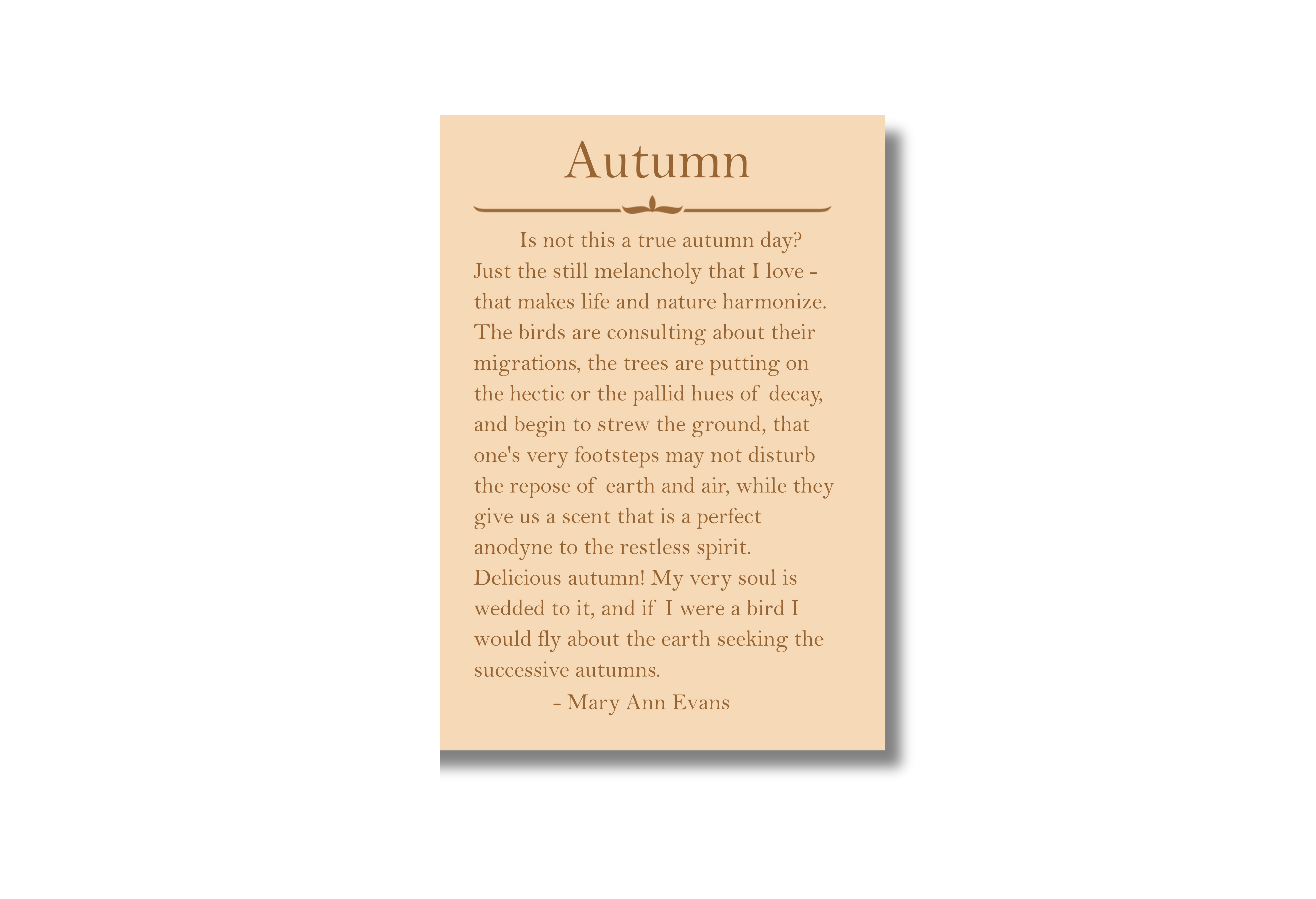 Autumn Quote LM Montgomery