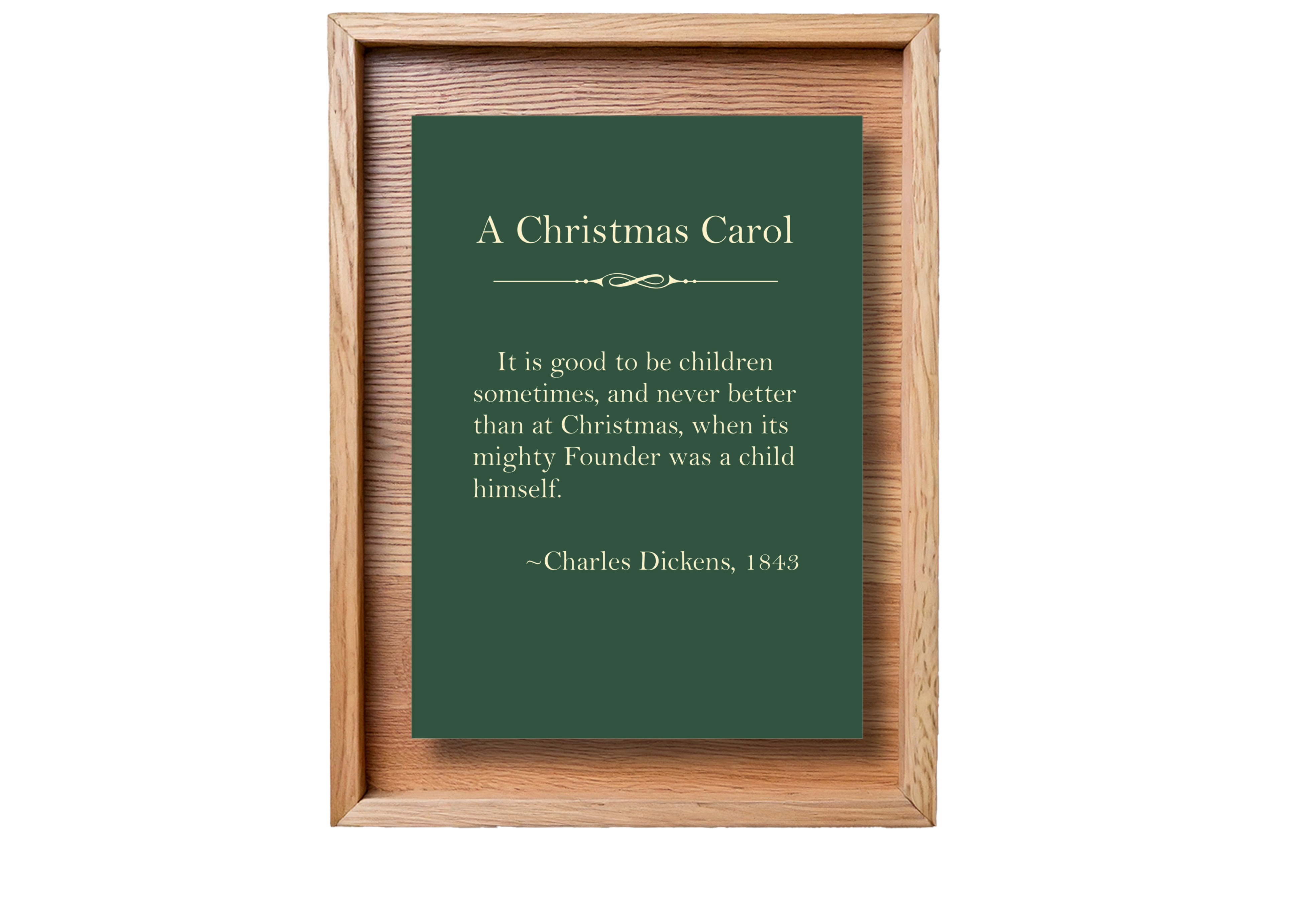 Charles Dickens A Christmas Carol Quote