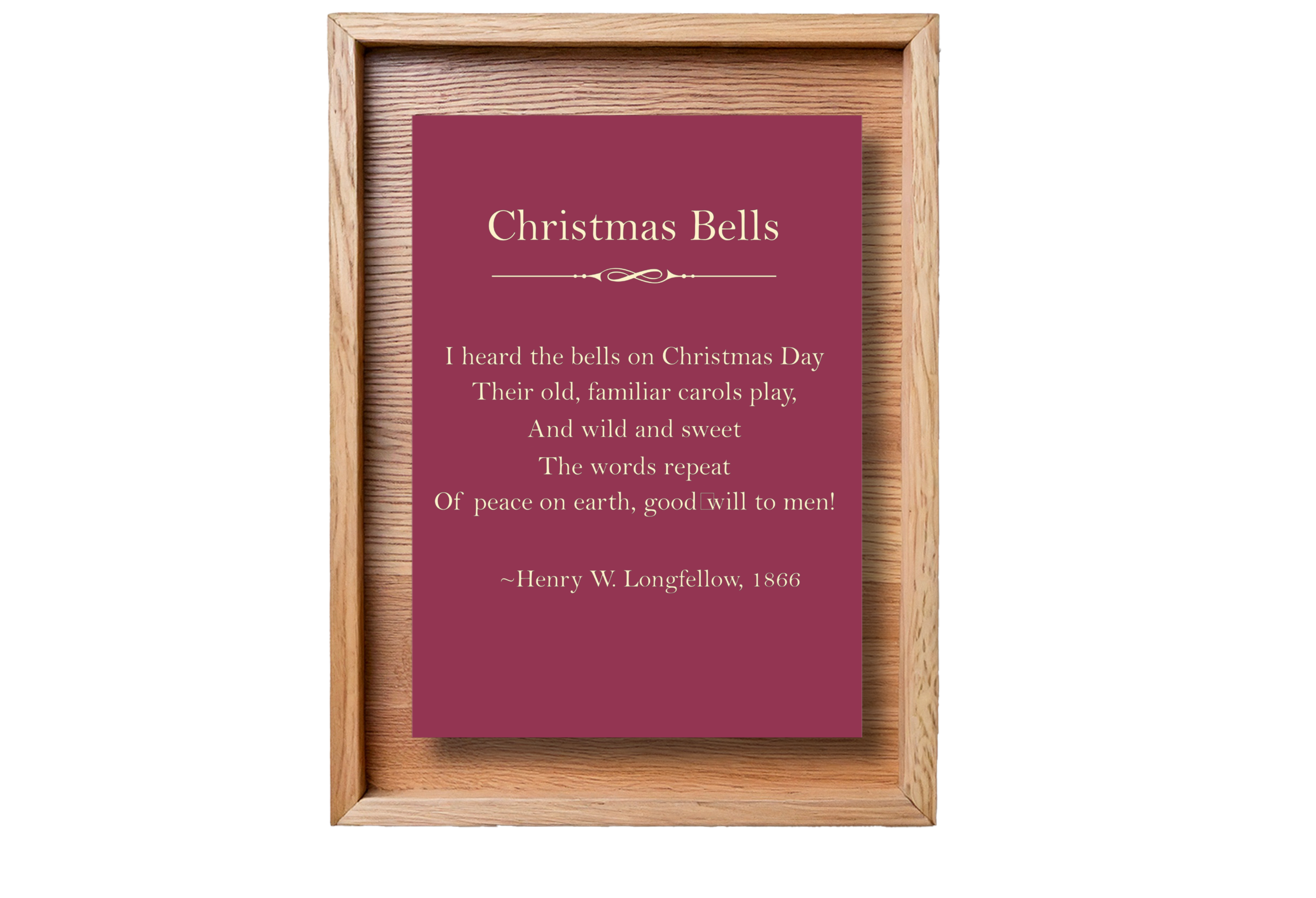 Christmas Bells Wadsworth Quote